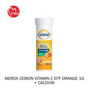 Merck Cebion Vitamin C Effervescent Orange 1G + Calcium Per Tube