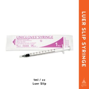 Unigloves Syringe Luer Slip 1ml