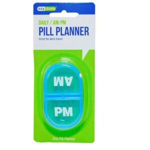 Ezy Dose Daily/Am-Pm Pill Reminder (Random Colour)