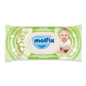 Molfix Natural Antibacterial Baby Wipes