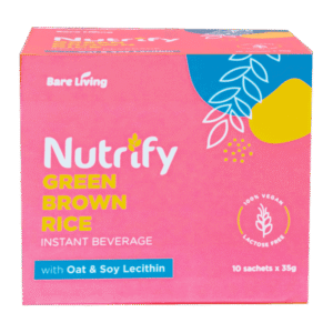 Nutrify Green Brown Rice With Oat & Soy Lecithin 35G