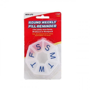 Acu-Life Round Weekly Pill Reminder