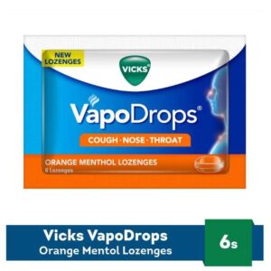 Vicks Vapodrops Menthols Lozenges (Orange)