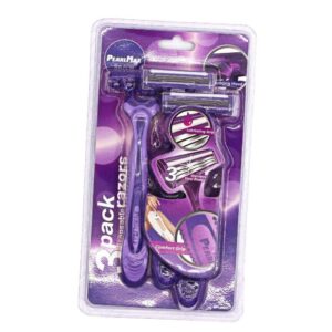 Razors 3 Stainless Steel Blades (Purple)