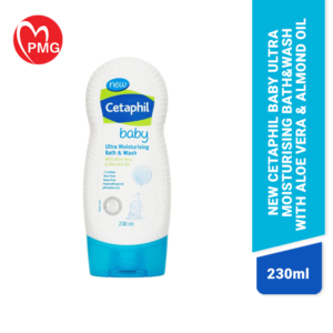 New Cetaphil Baby Ultra Moisturising Bath&Wash With Aloe Vera & Almond Oil
