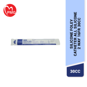 Silicone Foley Catheter All Silicone 2 Way 16Fr 30Cc